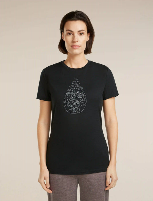 Women's Merino 150 Tech Lite Short Sleeve Tee Hike Path