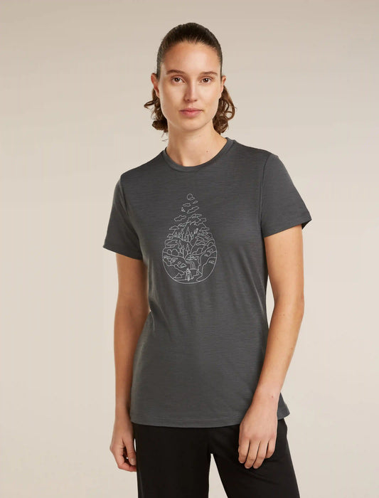 Women's Merino 150 Tech Lite Short Sleeve Tee Hike Path