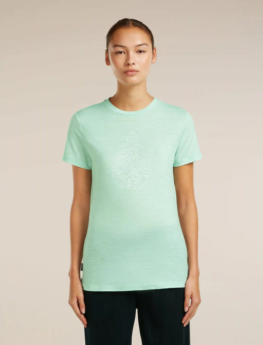 Women's Merino 150 Tech Lite Short Sleeve Tee Hike Path