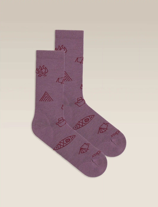 Women's Merino Lifestyle Ultralight Crew Camp Essentials Socks