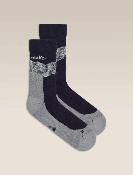 Men's Merino Hike+ Medium Crew Across the Peaks Socks