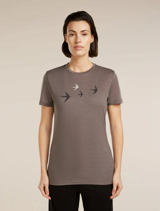 Women's Merino 150 Tech Lite Short Sleeve Tee Bird Transit