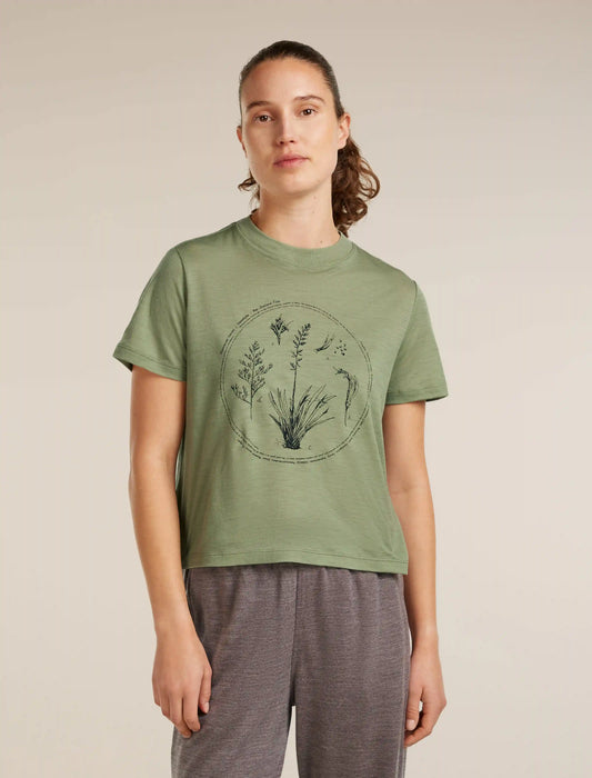 Women's Merino 150 Tech Lite Short Sleeve Crop Tee Seed Story