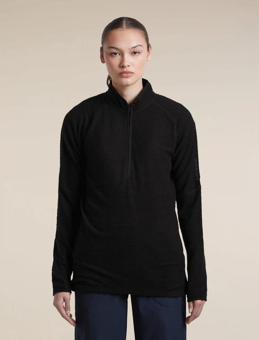 Women's Merino 400 RealFleece™ Grid Peaksland Long Sleeve Half Zip