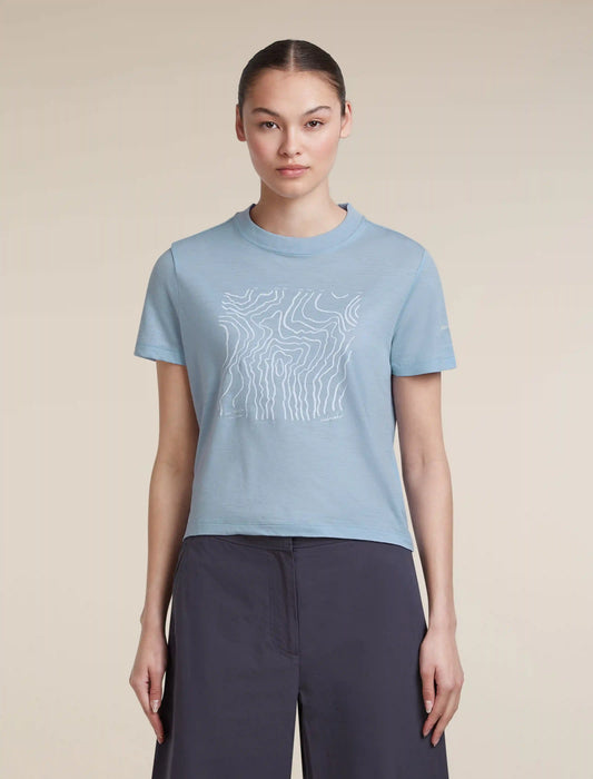 Women's Merino 150 Tech Lite Short Sleeve Crop Tee Great Heights