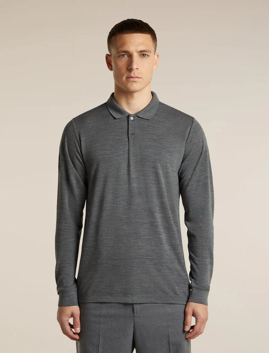 Men's 15.5 MerinoFine™ Pique Long Sleeve Polo