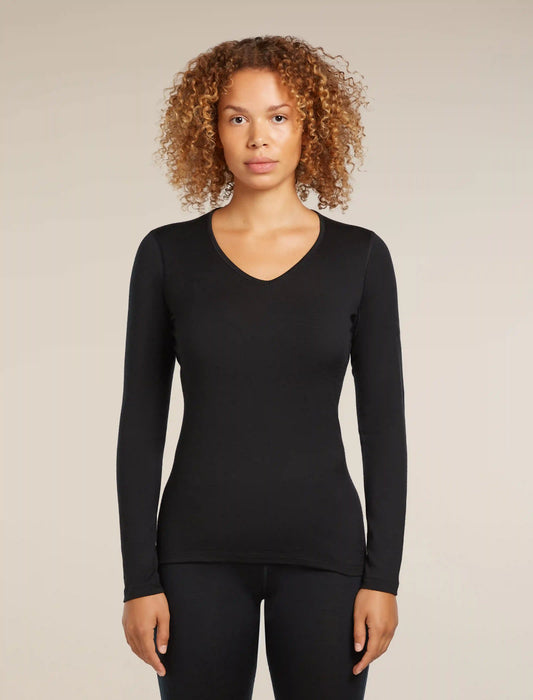 Women's Merino 200 Oasis Long Sleeve V Neck Thermal Top