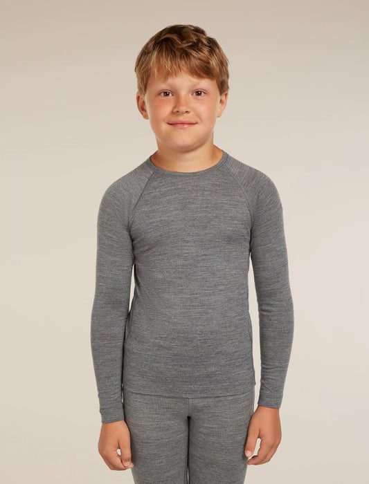 Kids’ Merino 200 Oasis Long Sleeve Crewe Thermal Top